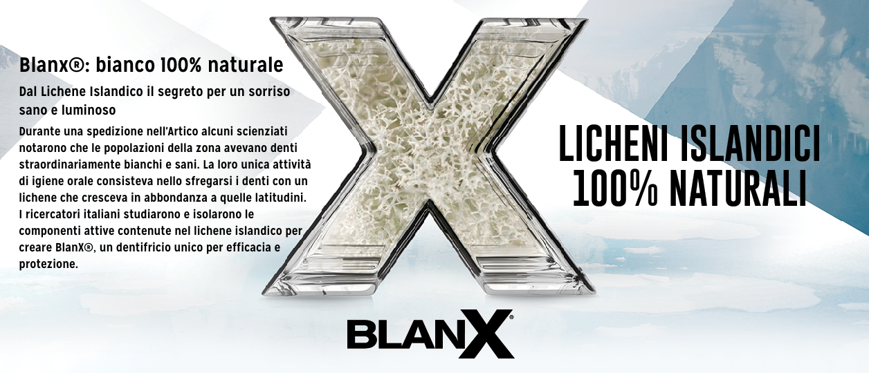BlanX®: bianco 100% naturale