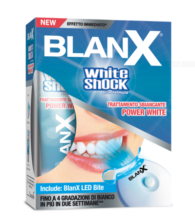 Trattamento Intensivo BlanX White Shock POWER WHITE 30ml con Blue Formula potenziata