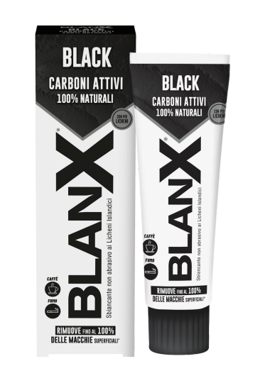 BlanX® Black - Il primo dentifricio BlanX® ai carboni attivi 100% naturali